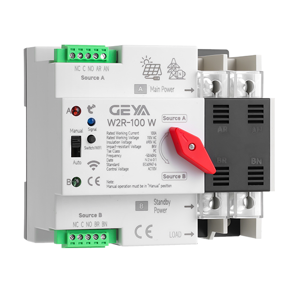 W2R-W型WIFI智能款雙電源自動(dòng)轉(zhuǎn)換開(kāi)關(guān)ATS